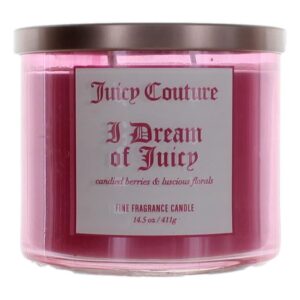 Juicy Couture 14.5 oz Soy Wax Blend 3 Wick Candle - I Dream Of Juicy