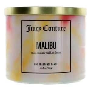 Juicy Couture 14.5 oz Soy Wax Blend 3 Wick Candle - Malibu