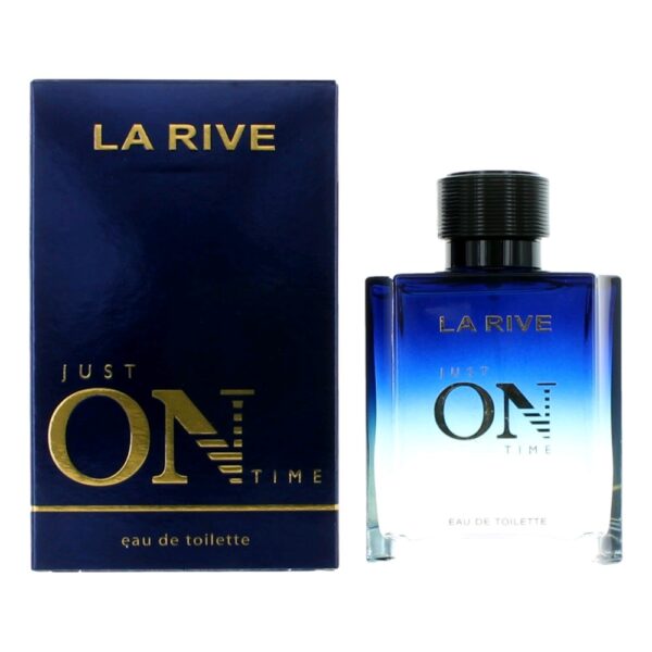 Just On Time By La Rive 3.4 oz EDT Spray for Men