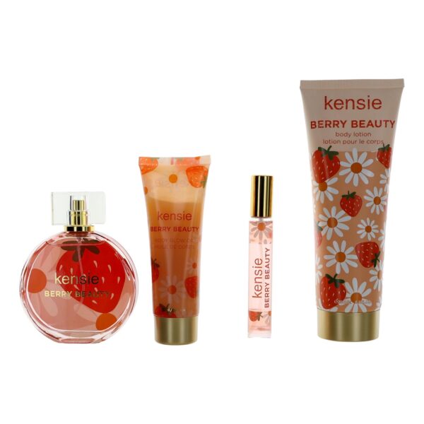 Kensie Berry Beauty By Kensie 4 Piece Gift Set for Women