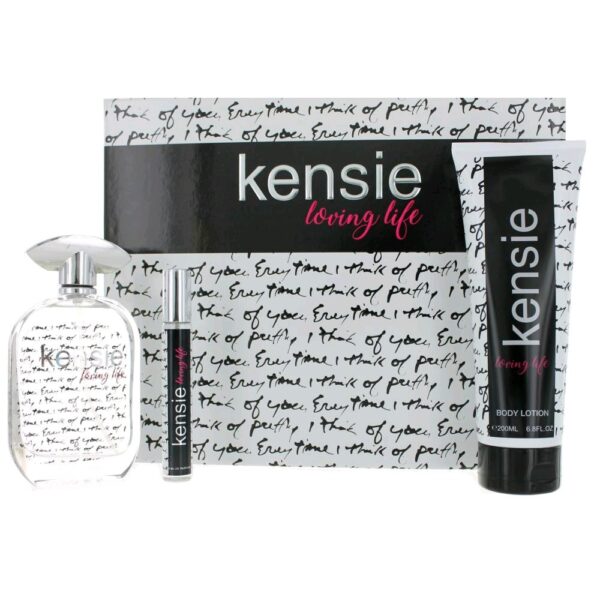 Kensie Loving Life By Kensie 3 Piece Gift Set for Women