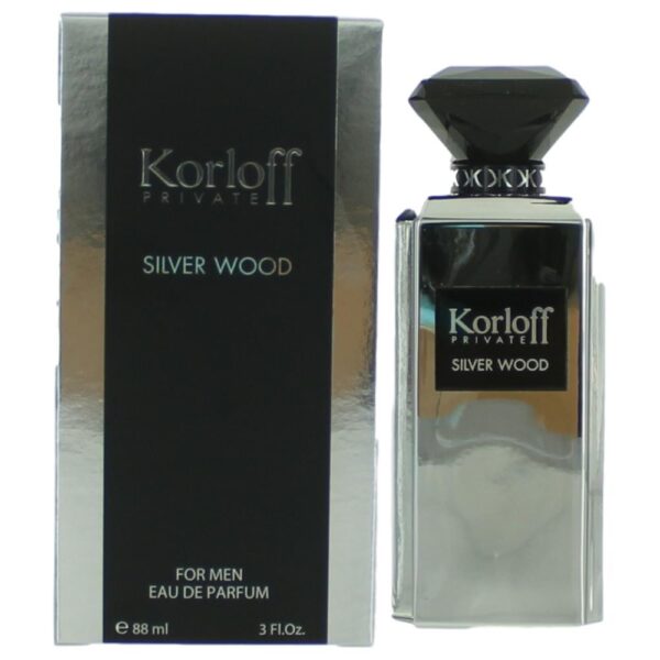 Korloff Private Silver Wood By Korloff 3 oz EDP Spray for Men