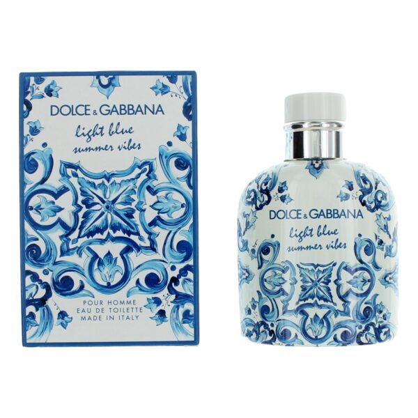 Light Blue Summer Vibes By Dolce & Gabbana 4.2 oz EDT Spray for Men