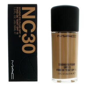 MAC Studio Fix Fluid SPF15 by MAC 1 oz Foundation - NC30