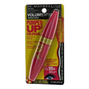 Maybelline Pumped Up Colossal Volum' Express by Maybelline. .33 oz Mascara - 214 Glam Black