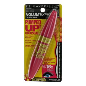 Maybelline Pumped Up Colossal Volum' Express by Maybelline. .33 oz Mascara - 213 Classic Black