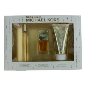 Michael Kors Sexy Amber By Michael Kors 3 Piece Gift Set fo