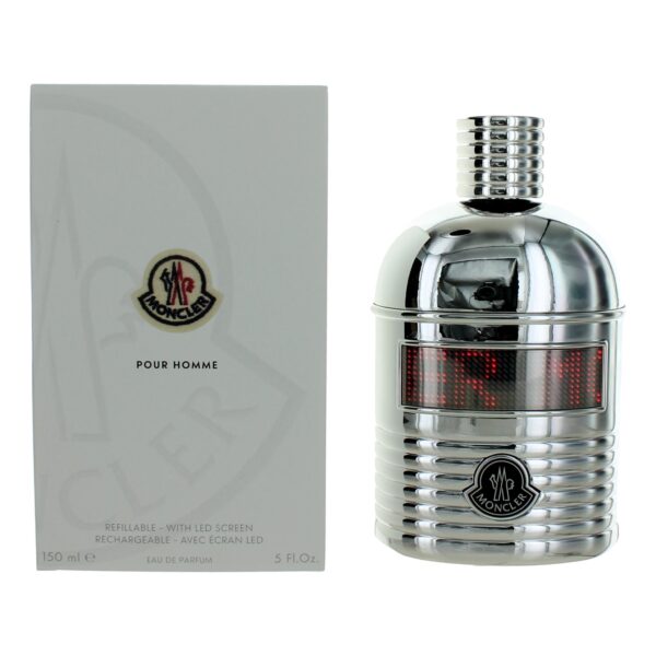 Moncler Pour Homme By Moncler 5oz Refillable EDP Spray men with LED Screen