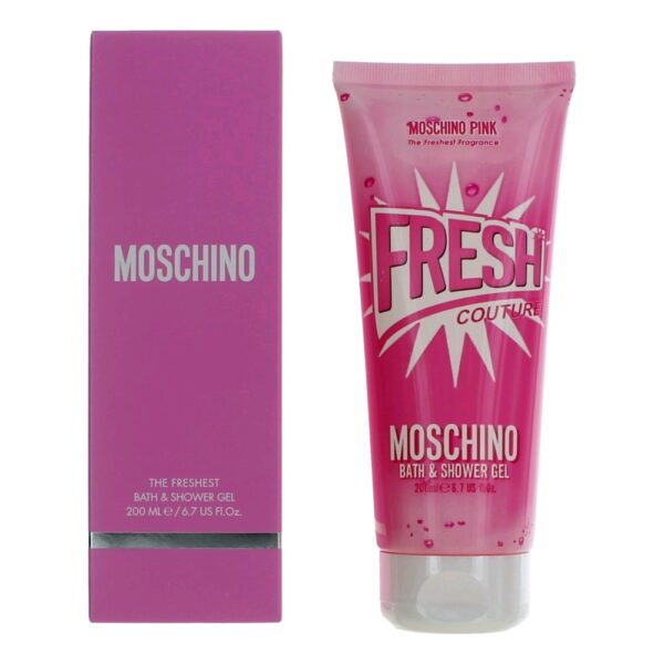 Moschino Pink Fresh Couture By Moschino 6.7oz Bath and Shower Gel women