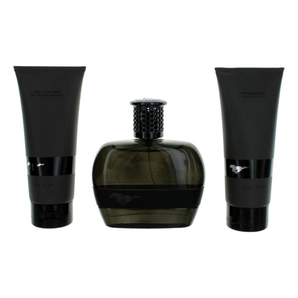 Mustang Black By Mustang 3 Piece Gift Set for Men