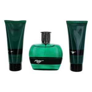 Mustang Green By Mustang 3 Piece Gift Set for Men