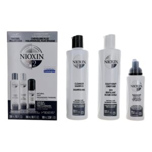 Nioxin 3D Care System Kit 2 - For Natural Hair Progressed Thinning Light Moisture By