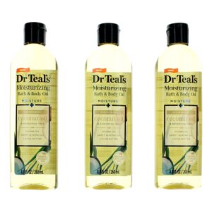 Nourishing Coconut Oil & Essential Oils By Dr. Teal's 3 Pack 8.8 Moisturizing Bath & Body Oil