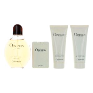 Obsession By Calvin Klein 4 Piece Gift Set for Men