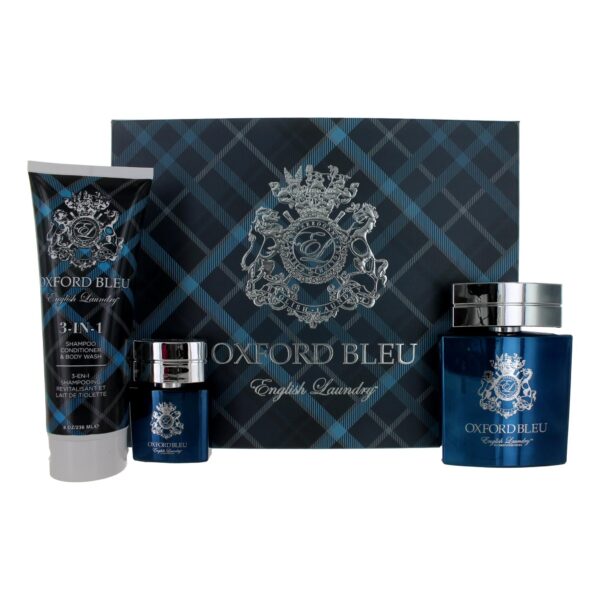 Oxford Bleu By English Laundry 3 Piece Gift Set for Men