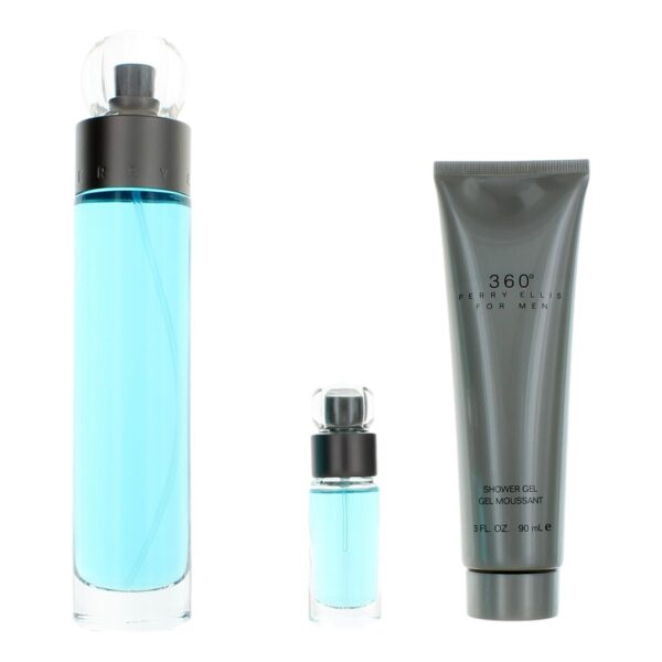 Perry Ellis 360 By Perry Ellis 3 Piece Gift Set for Men.