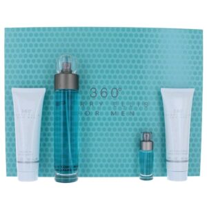 Perry Ellis 360' By Perry Ellis 4 Piece Gift Set men with Shower Gel