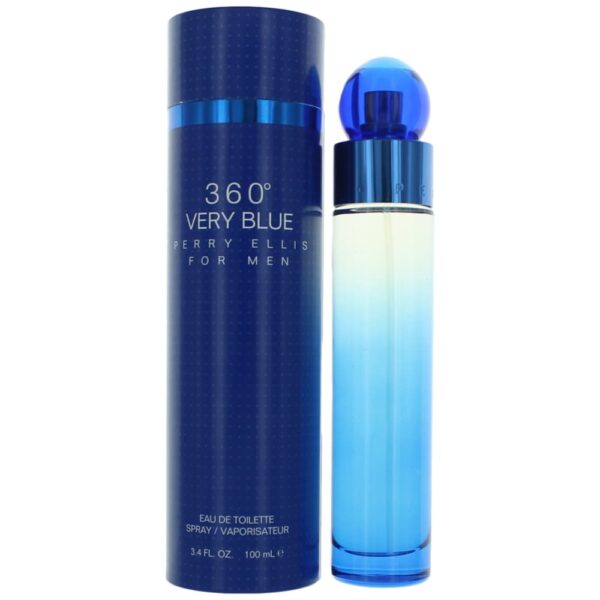 Perry Ellis 360 Very Blue By Perry Ellis 3.4 oz EDT Spray for Men