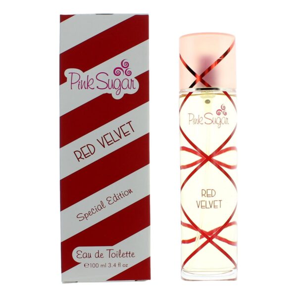 Pink Sugar Red Velvet Special Edition By Aquolina 3.4oz EDT Spray women