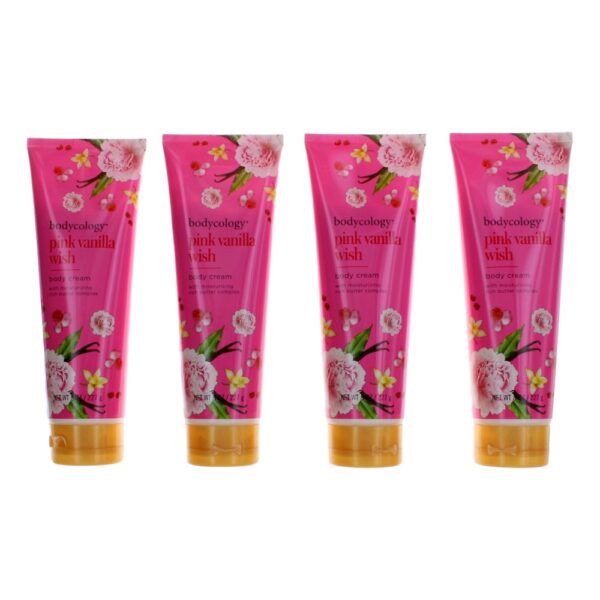 Pink Vanilla Wish By Bodycology 4 Pack 8oz Moisturizing Body Cream women