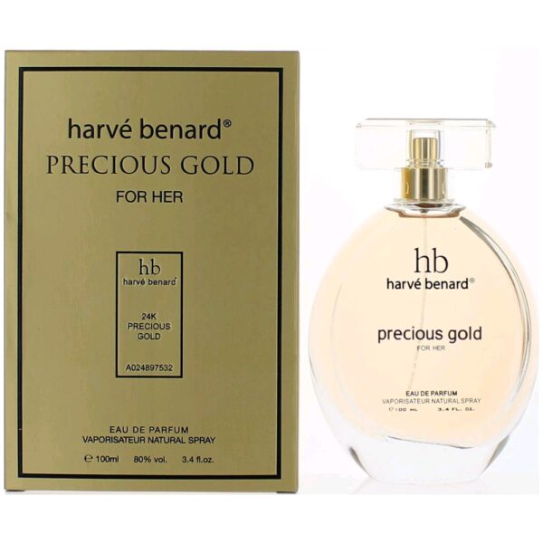 Precious Gold By Harve Bernard 3.4 oz EDP Spray for Women