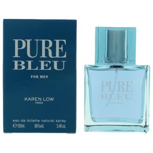 Pure Bleu By Karen Low 3.4 oz EDT Spray for Men