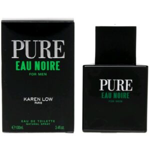 Pure Eau Noire By Karen Low 3.4 oz EDT Spray for Men