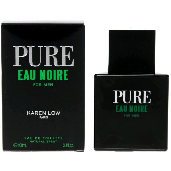 Pure Eau Noire By Karen Low 3.4 oz EDT Spray for Men