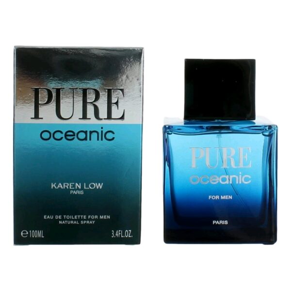 Pure Oceanic By Karen Low 3.4 oz EDT Spray for Men