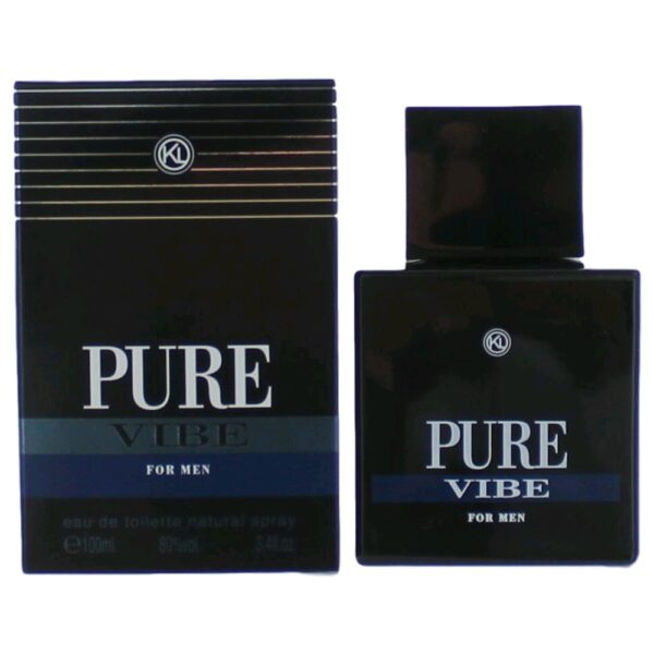 Pure Vibe By Karen Low 3.4 oz EDT Spray for Men