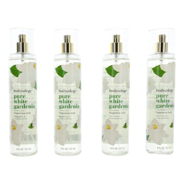 Pure White Gardenia By Bodycology 4 Pack 8 oz Fragrance Mist women