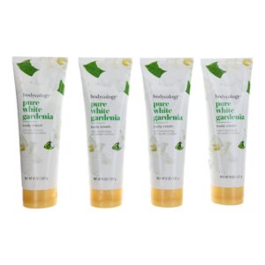 Pure White Gardenia by Bodycology 4 Pack 8 oz Moisturizing Body Cream for Women