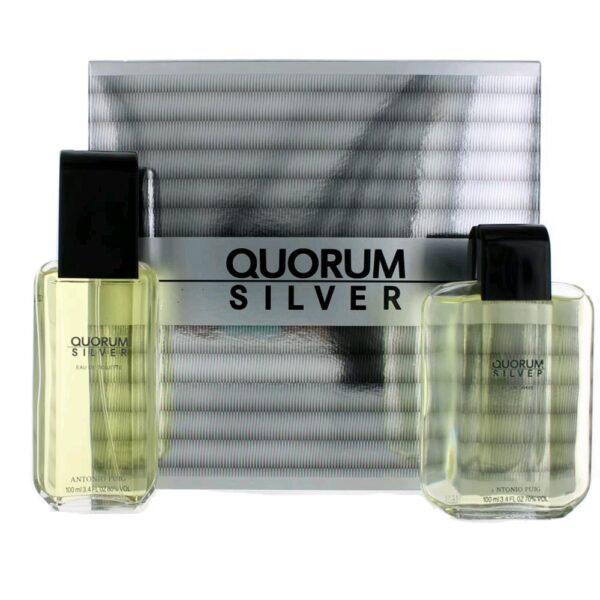 Quorum Silver By Puig 2 Piece Gift Set for Men