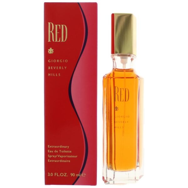 Red By Beverly Hills 3 oz EDT Spray for Women