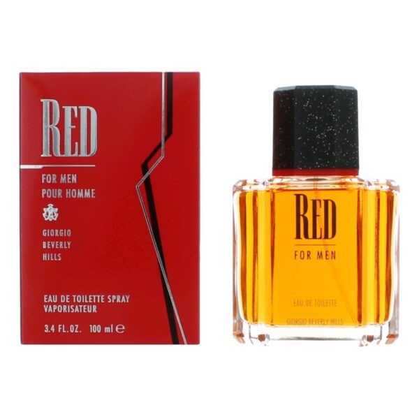 Red By Beverly Hills 3.4 oz EDT Spray for Men