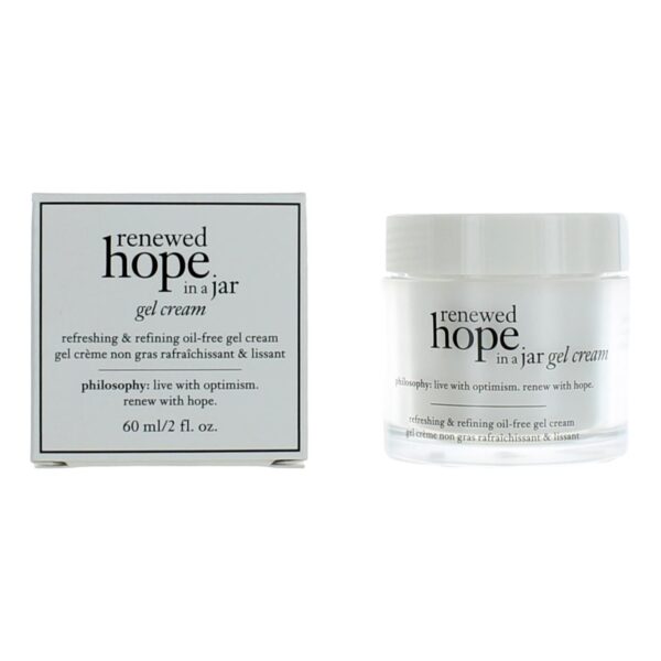 Renewed Hope In a Jar By Philosophy 2oz Refreshing & Refining Gel Cream for Unisex