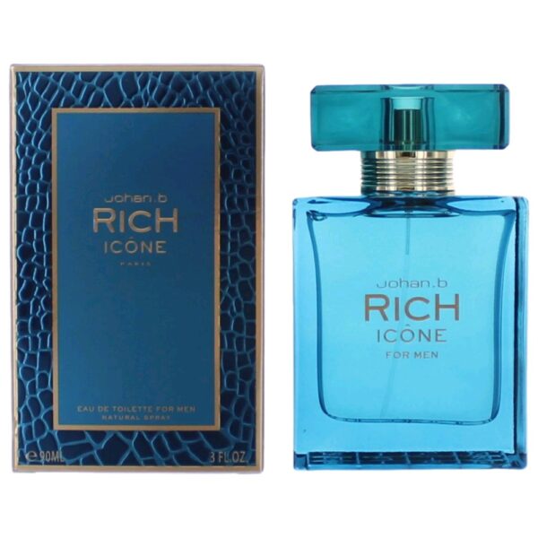 Rich Icone By Johan.b 3 oz EDT Spray for Men