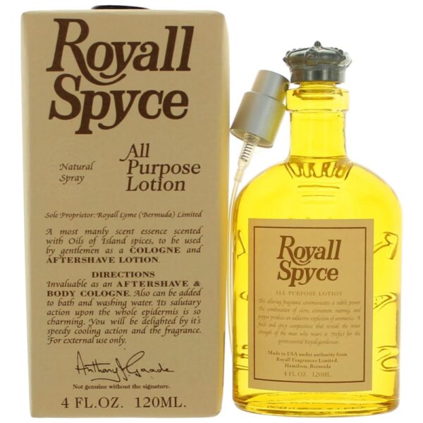 Royall Spyce By Royall Fragrances 4 oz All Purpose Lotion Spray men