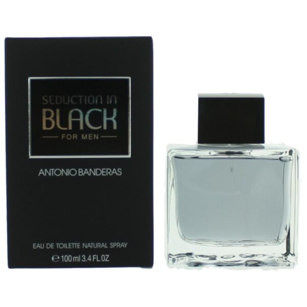 Seduction in Black By Antonio Banderas 3.4 oz EDT Spray for Men