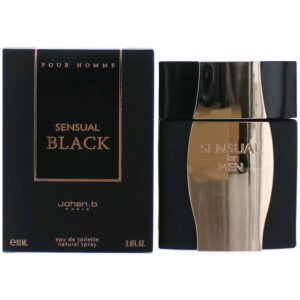 Sensual Black By Johan.b 2.8 oz Eau De Toilette Spray for Men