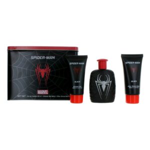 Spiderman Black By Marvel 3 Piece Gift Set for Men