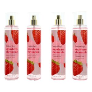 Strawberry Cheesecake By Bodycology 4 Pack 8 oz Fragrance Mist for Women