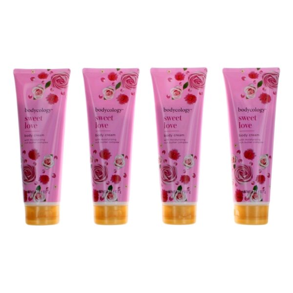 Sweet Love By Bodycology 4 Pack 8 oz Moisturizing Body Cream women