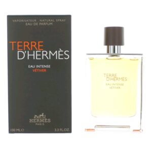 Terre D'Hermes Eau Intense Vetiver By Hermes 3.3 oz Eau De Parfum Spray for Men