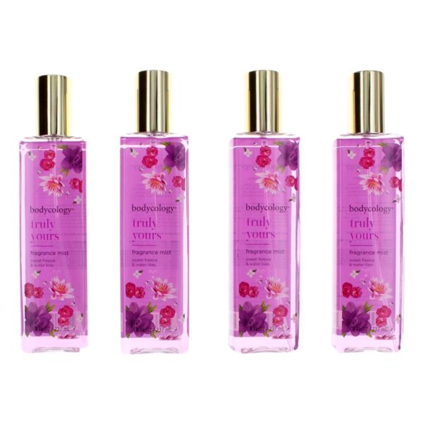 Truly Yours By Bodycology 4 Pack  8 oz Fragrance Mist for Women