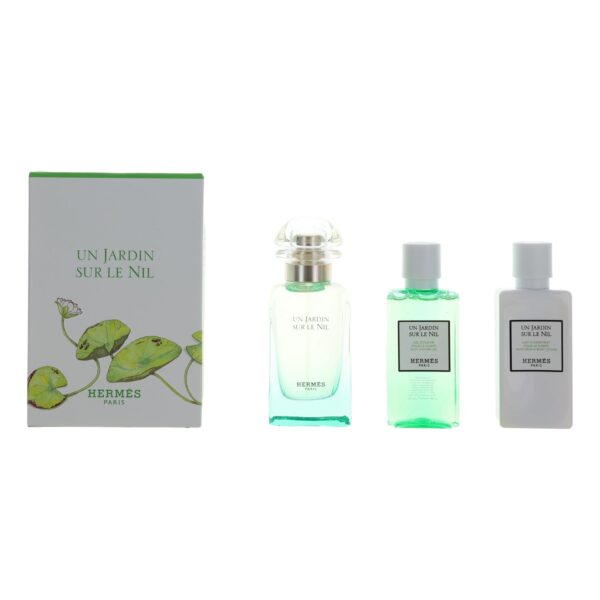 Un Jardin Sur Le Nil By Hermes 3 Piece Gift Set for Unisex