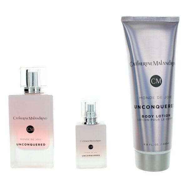 Unconquered Monde De Joie By Catherine Malandrino 3 Piece Gift Set women