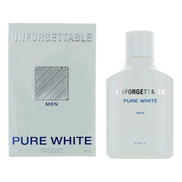 Unforgettable Pure White By Glenn Perri 3.4 oz EDT Spray for Men