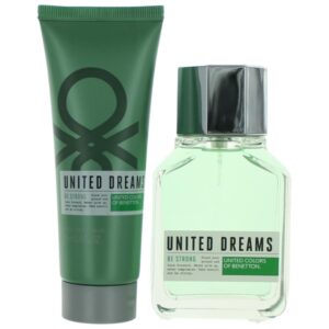 United Dreams Be Strong By Benetton 2 Piece Gift Set for Men