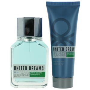 United Dreams Go Far By Benetton 2 Piece Gift Set for Men